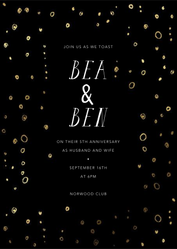 Fizzy - Engagement Party Invitation by Mr. Boddington's Studio