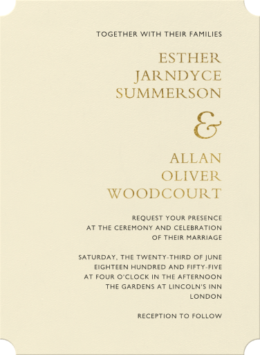 Orient Express - Wedding Invitation by Crane & Co.