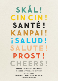 Cheers Language by The Indigo Bunting