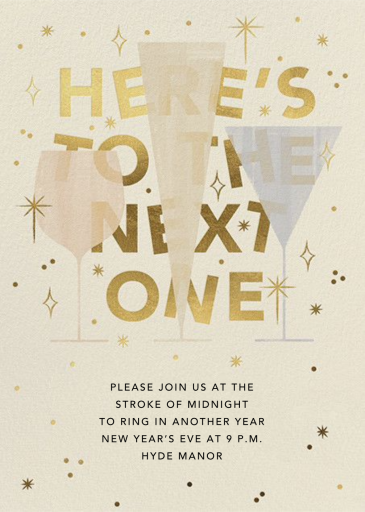 We'll Have Another - New Year's Eve Invitation by Paperless Post