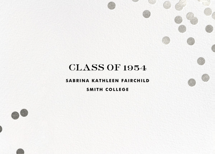 Confetti kate spade new york - Graduation Announcement by kate spade new york