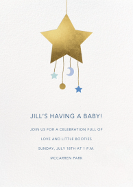 Celestial Baby - Baby Shower Invitation by Meri Meri