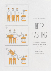 Keg Stand 101 - Get-Together Invitation by Paperless Post