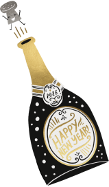 Flying Cork - New Year's Card by Hello!Lucky