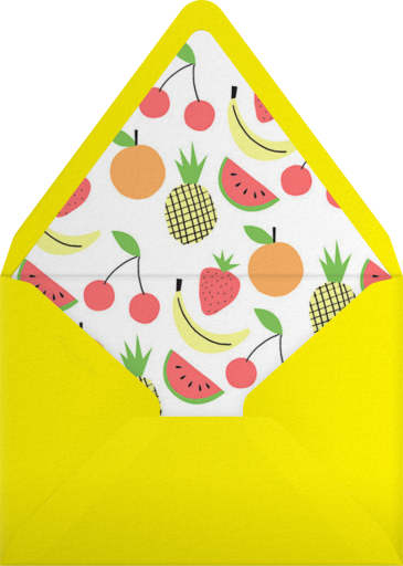 Fruit Bunting - Meri Meri Envelope