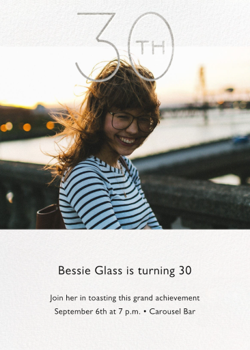 Decade Photo - Birthday Invitation by Paperless Post