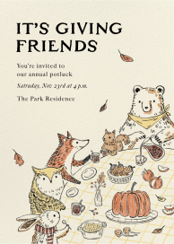 Storybook Feast - Thanksgiving Invitation by Paperless Post