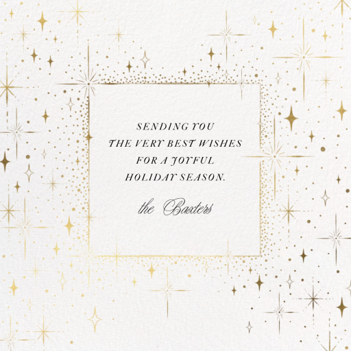 Twinkling Stars - Greeting Card by Paperless Post