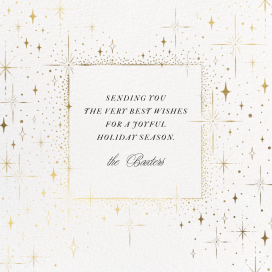 Twinkling Stars - Christmas Card by Paperless Post