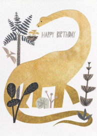 Dinosaur Birthday (Christian Robinson) - Birthday Card by Red Cap Cards