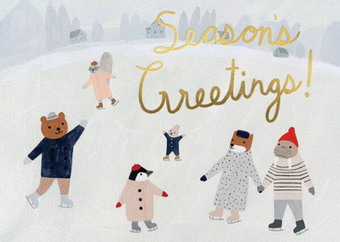Ice Friends (Kate Pugsley) - Holiday Card by Red Cap Cards