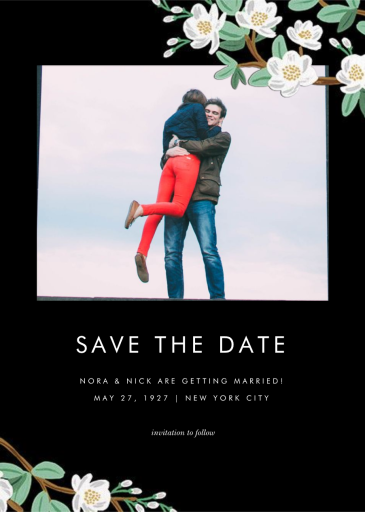 Tea Tree Photo (Tall) - Invitation by Rifle Paper Co.