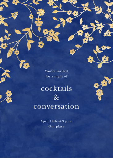 Floral Trellis II - Party Invitation by Oscar de la Renta