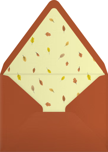Fall Pumpkin - Little Cube Envelope