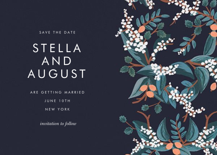 Mandarin Grove (Save the Date) by Rifle Paper Co.