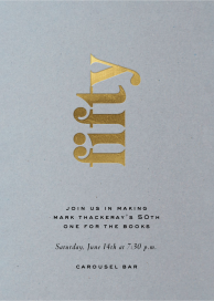 Sideways Lettering - Birthday Invitation by Paperless Post