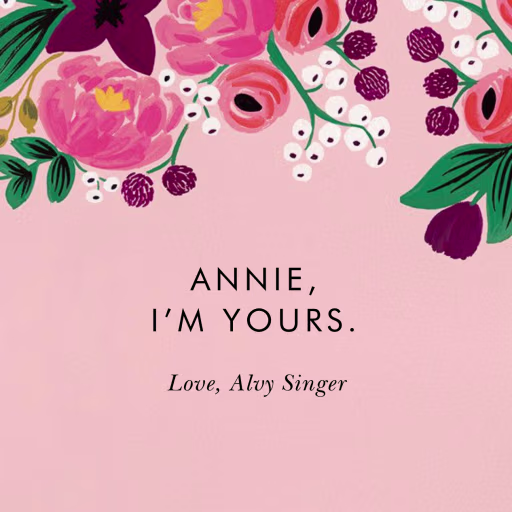 Vintage Blossom - Valentine's Day Card by Rifle Paper Co.