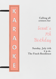 My Turn - Birthday Invitation by Mr. Boddington's Studio