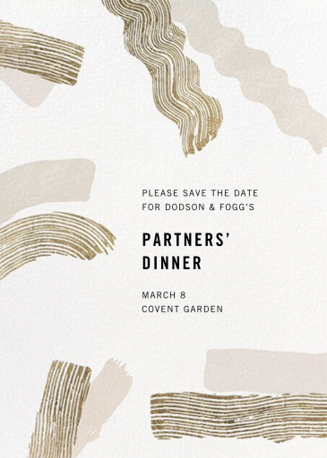 Ilona Stroke - Launch Party Invitation by Kelly Wearstler