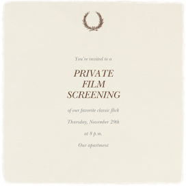 Deckle Cream Smooth - Get-Together Invitation by Paperless Post