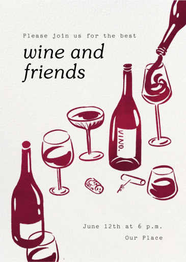 Vino Vidi Vici - Invitation by Paperless Post