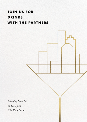 Cosmopolitan - Cocktail Party Invitation by Paperless Post
