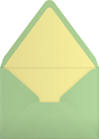 Lemon Drop Greenery - Gold Rush Paper Envelope