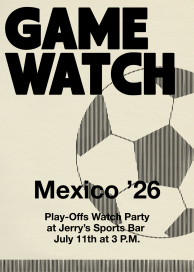 Soccer Ball - Sports Invitation by Paperless Post