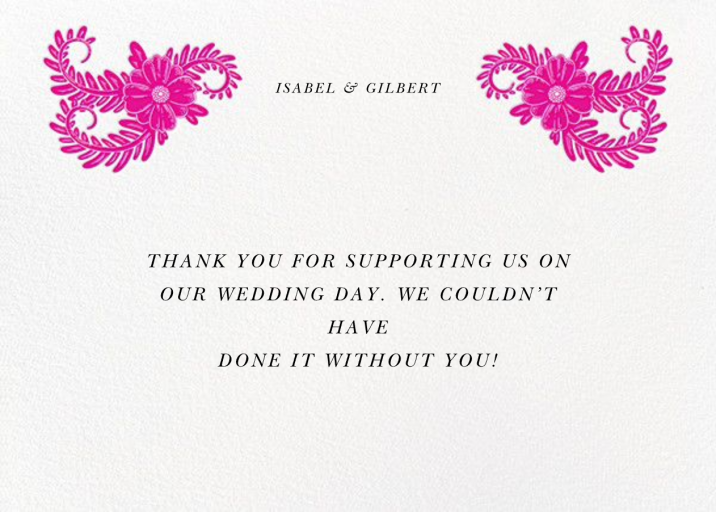 Festive Flora (Stationery) - Stationery by Oscar de la Renta