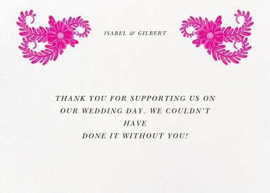 Festive Flora (Stationery) - Stationery by Oscar de la Renta