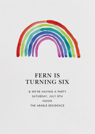 Watercolor Rainbow by Linda and Harriett