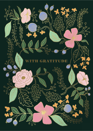 Evergreen Wildflowers - Thank You Card by Rifle Paper Co.