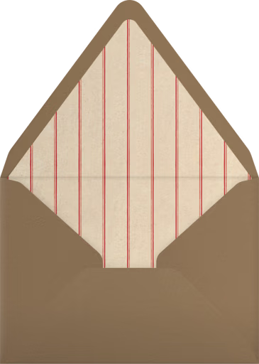 Speeding Santa - John Derian Envelope