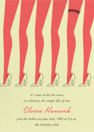 Chorus Line by Paperless Post