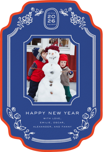 Ornate Frame - New Year's Card by Cheree Berry Paper & Design