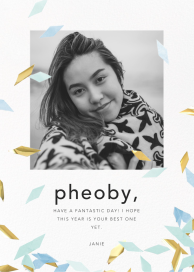 Flutter Photo - Birthday Card by CONFETTISYSTEM