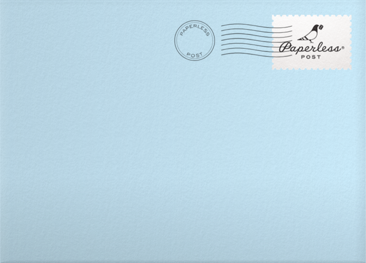 English Robin (Greeting) - Paperless Post Envelope