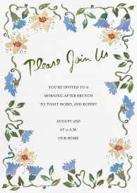 Lovely Vines - Wedding Weekend Invitation by Happy Menocal