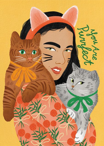 Purr Love (Bodil Jane) by Red Cap Cards