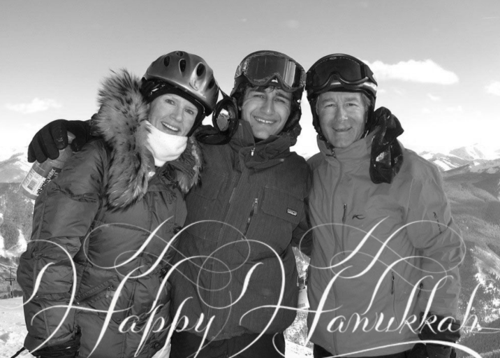 Hanukkah (Photo) - New Year's Card by Bernard Maisner