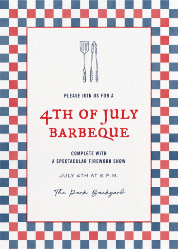 Red White and BBQ - Invitation by Paperless Post