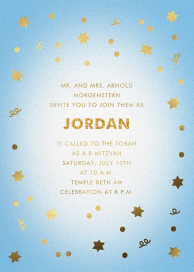 Confetti Ready - Bar & Bat Mitzvah Invitation by Hello!Lucky