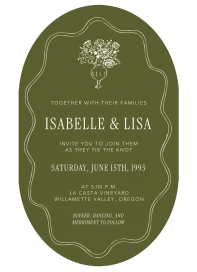 Floral and Scallop by Paperless Post