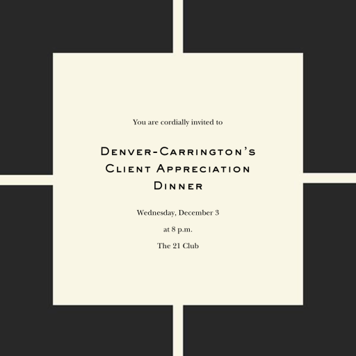 Deco - Corporate Reception Invitation by Paperless Post