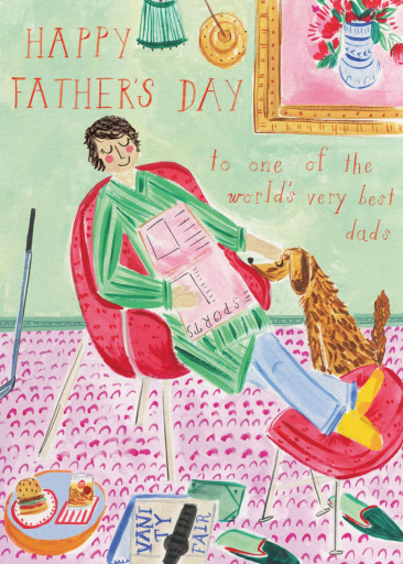 Dog Dad - Father's Day Card by Mr. Boddington's Studio