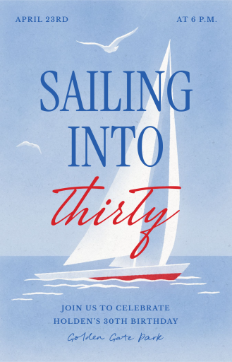 Nautical Voyage - Birthday Invitation by Paperless Post