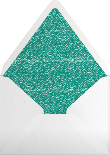 Abstract Tree Holiday Invitation Envelope