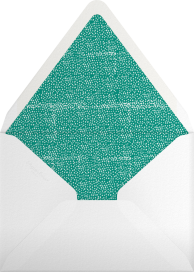 Abstract Tree Holiday Invitation Envelope