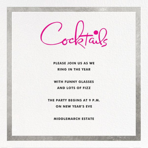 Classic Vintage - New Year's Eve Invitation by kate spade new york