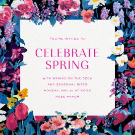 Floral Impressions - Spring Party Invitation by Liberty
